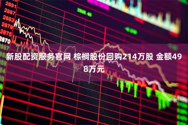 新股配资服务官网 棕榈股份回购214万股 金额498万元